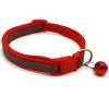 Pet Color Buckle Reflective Collars, Safety Adjustable for Puppy Night Outdoor