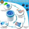 Paw Cleaner Cup Outdoor Portable Soft Silicone Combs Quickly Wash Paws