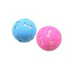 Rubber Ball Hollow Footprint Training Elastic Durable Chew Play Ball Toy for Dog