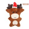 Christmas pet chew toy molar bite-resistant cute cartoon dog toy