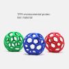 Dog toy hollow ball bite-resistant elastic rubber ball bell pet toy