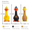 Pet Latex Bite Toy Grows Strangely Standing Chicken Big Mouth Duck