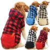 Plaid Dog Hoodie, Classic Plaid Small Medium Dogs Dog Costumes