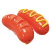 Sausage Dog Chew Toys, Toothbrush, Squeaky Fun for Small- Medium-Large Dogs