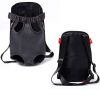 Denim Dog Backpack Outdoor Travel Carrier Bag for Small Dogs