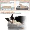 Plush Dog Bed with Removable Washable Cover