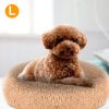 Dog Bed Soft Warm Fleece Puppy Cat Bed Dog Cozy Nest Sofa Bed Cushion L Size