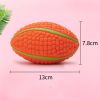 Squeaky Football Branch, Latex Rubber Dog Toy Balls