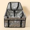 Travel Dog Bag Car Booster Seat Breathable Folding Soft Washable