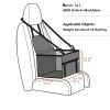 Travel Dog Bag Car Booster Seat Breathable Folding Soft Washable