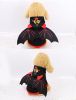 Black Bat Wing Costume Hooded Winter Warm Sweater Halloween Costume