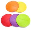 Pet UFO Toys Flying Discs Training, Toy Puppy Rubber Fetch Flying Disc