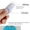 Dog Whistle Clicker; Dog Behavior Training Tool with Keychain