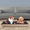 Foldable Wooden Dog Ramp for High Beds Non-Slip Heights Adjustable Ramp