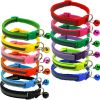 Pet Color Buckle Reflective Collars, Safety Adjustable for Puppy Night Outdoor